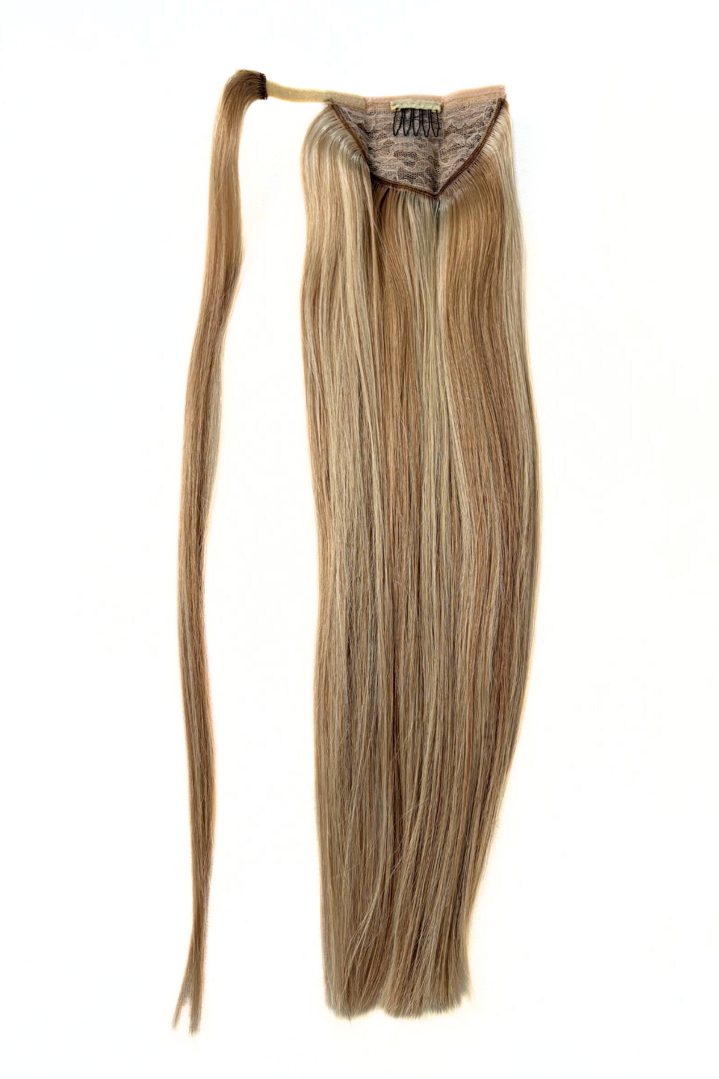 Ponytail Extensions Light Beige Blonde Blend (#16/22A)