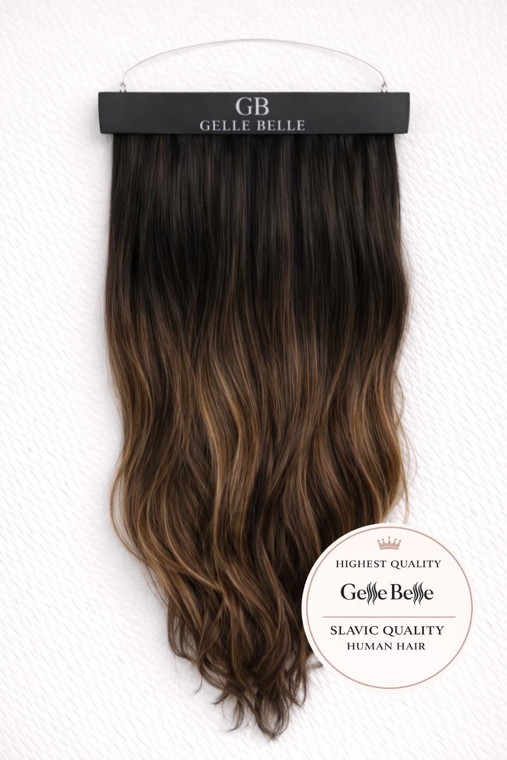 Halo Extensions Dark Brown mit warmen Highlights (#2/6/2)