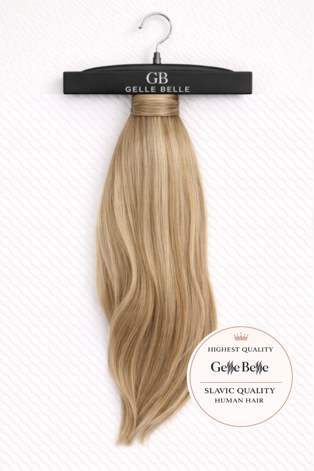 Ponytail Extensions Light Beige Blonde Blend (#16/22A)