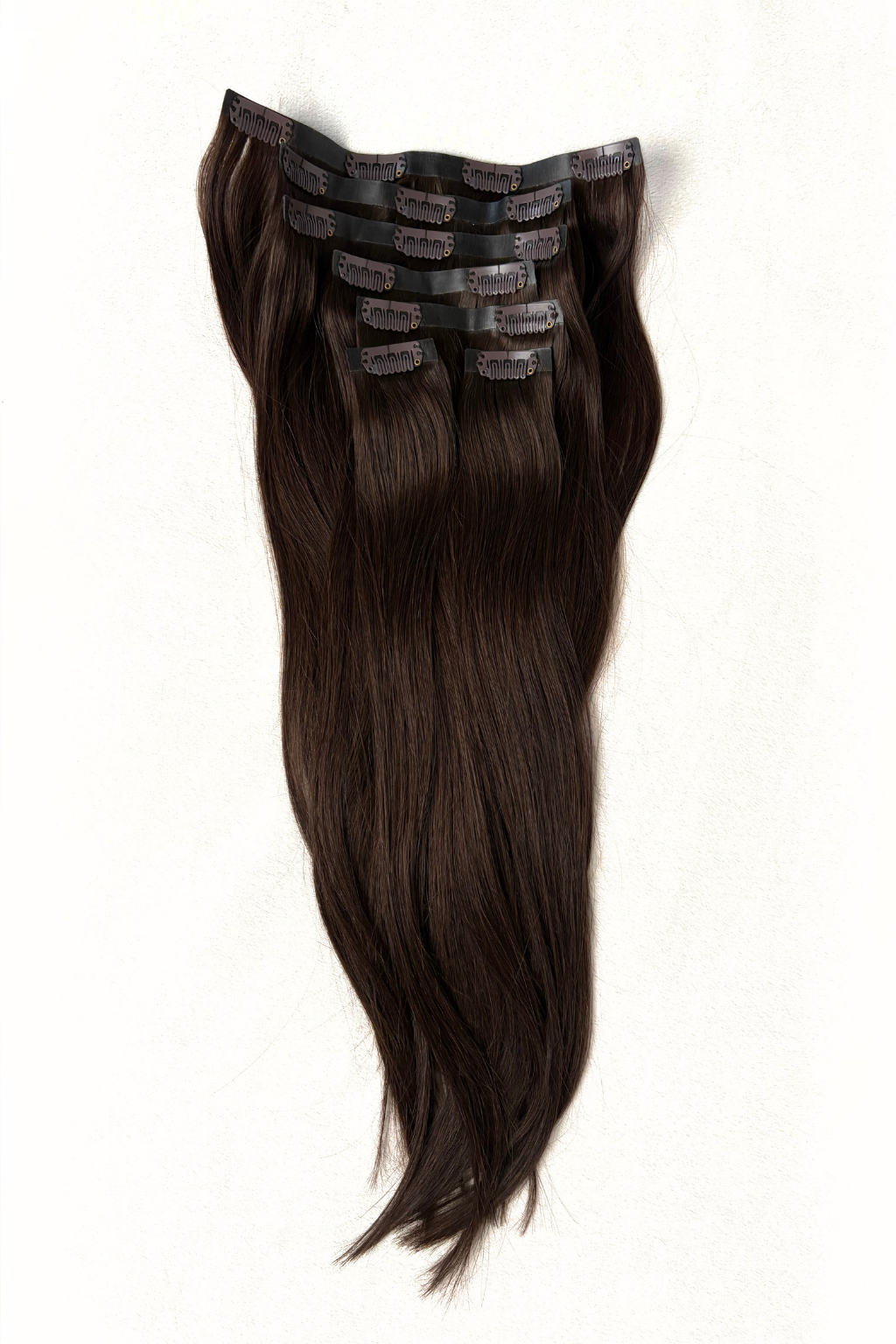 Clip-In Extensions Dark Ash Brown (#2A)