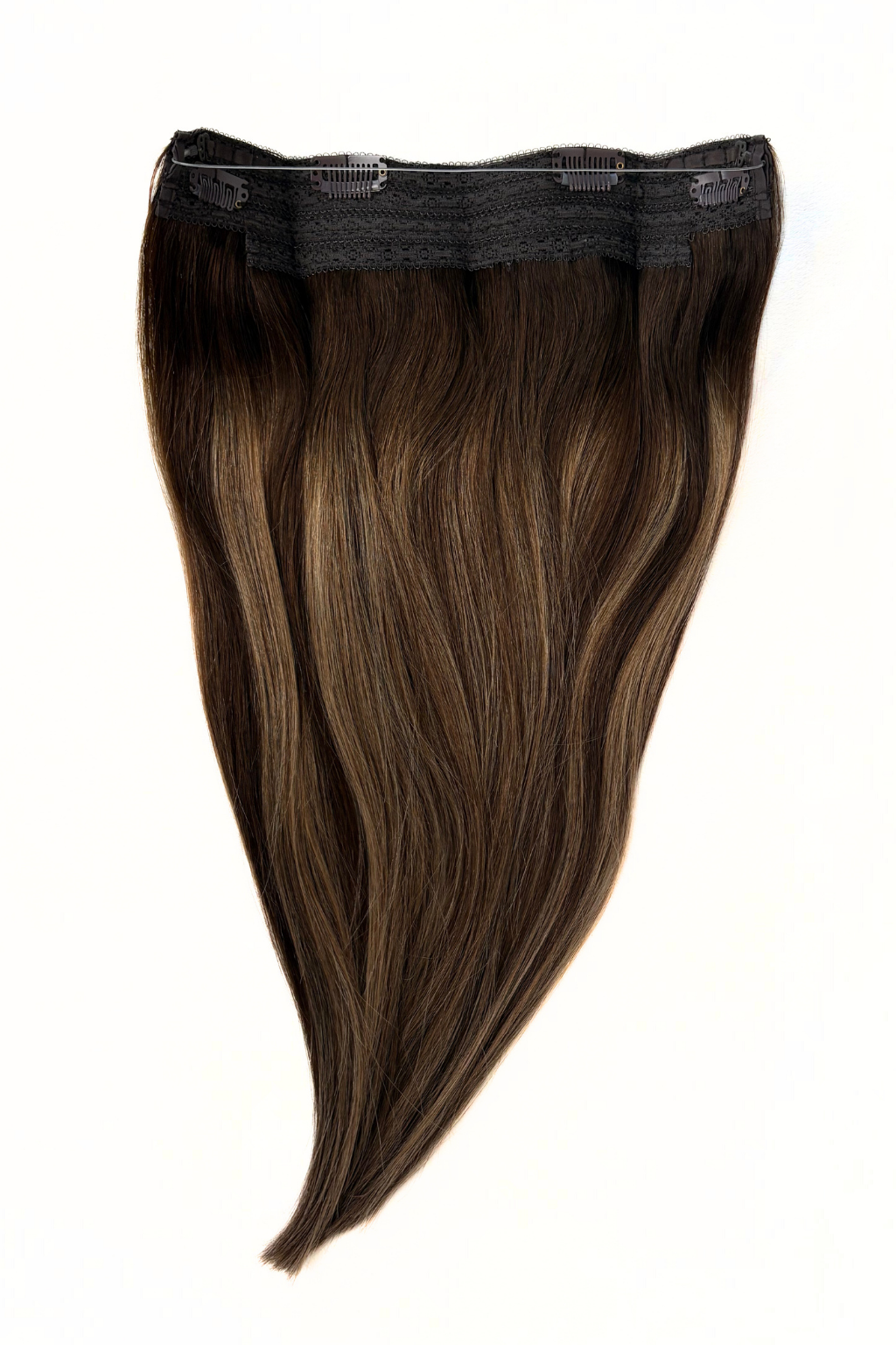 Halo Extensions Light Brown mit Golden Blonde Highlights (#4/27/4)