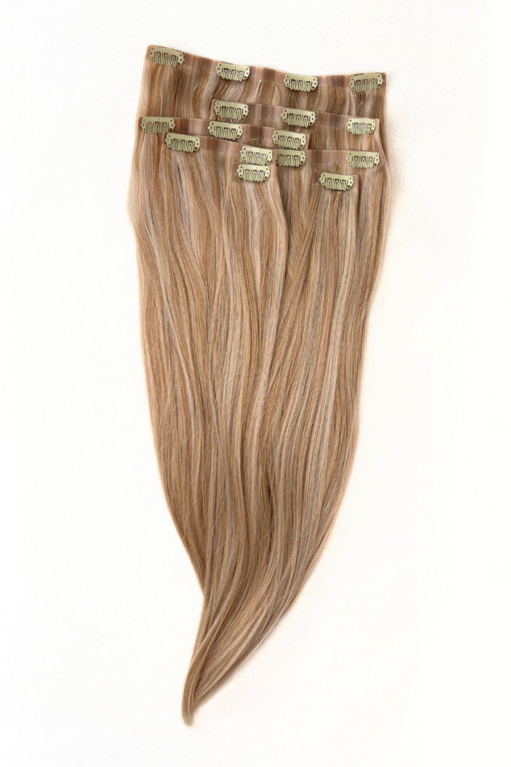 Clip-In Extensions Ash Beige Blonde Blend (#P18/613A)