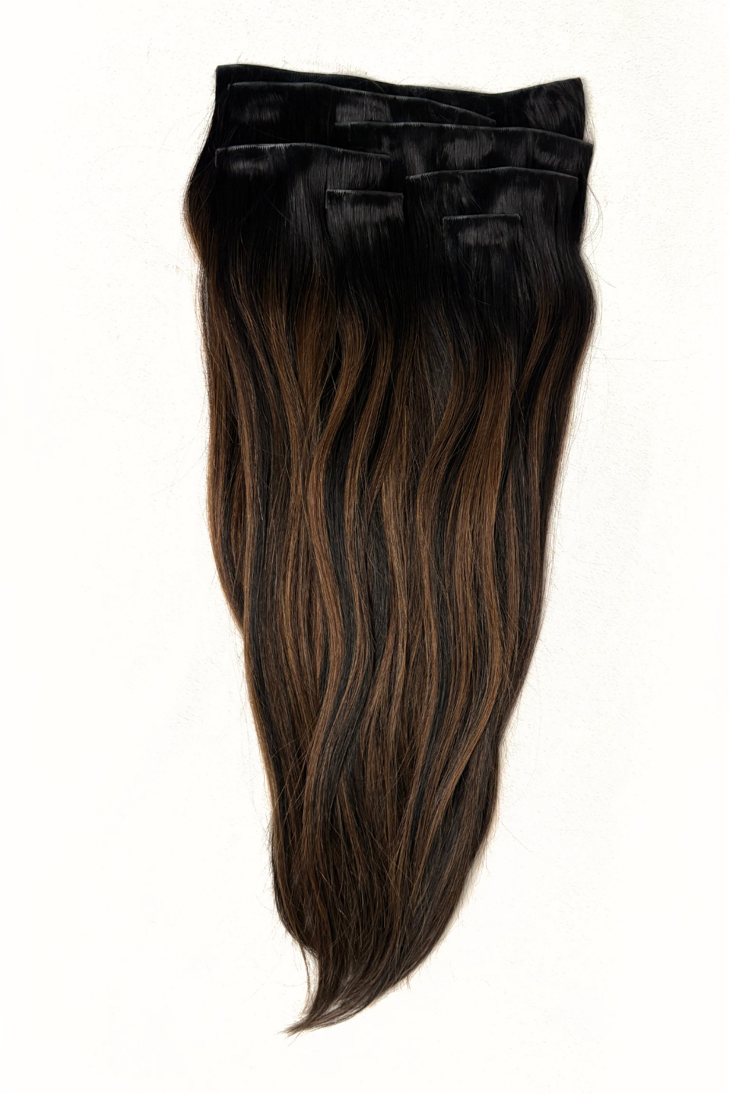 Clip-In Extensions Natural Black Blend (#1B/6/1B)