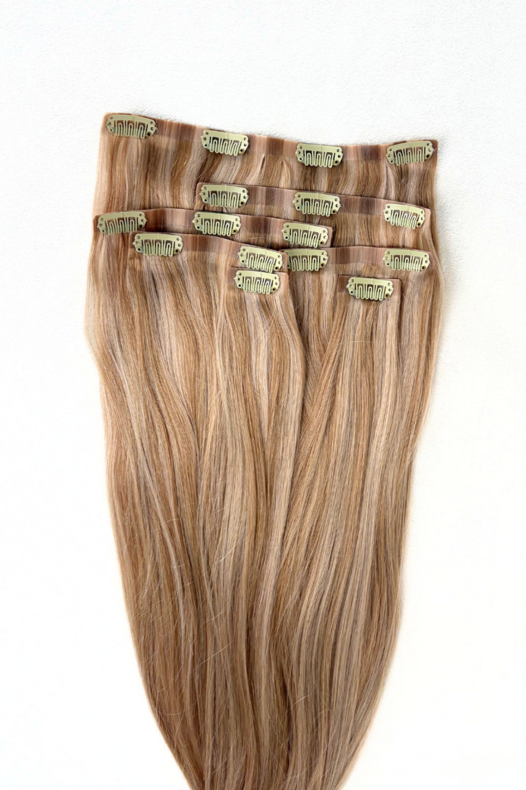 Clip-In Extensions Ash Beige Blonde Blend (#P18/613A)