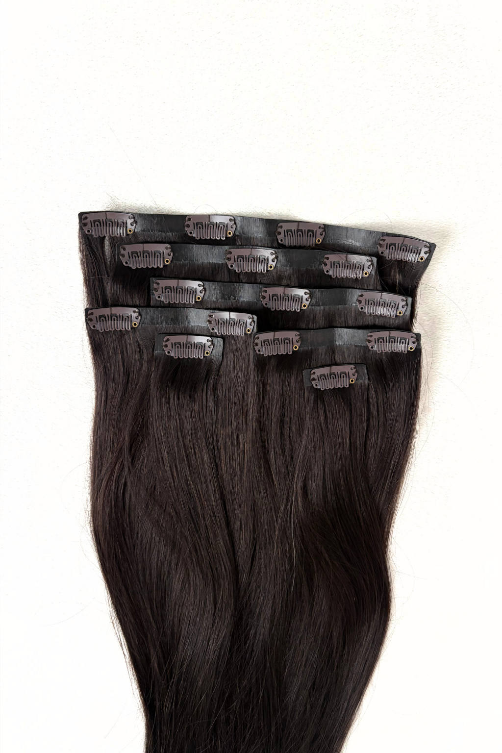 Clip-In Extensions Dark Brown (#2)