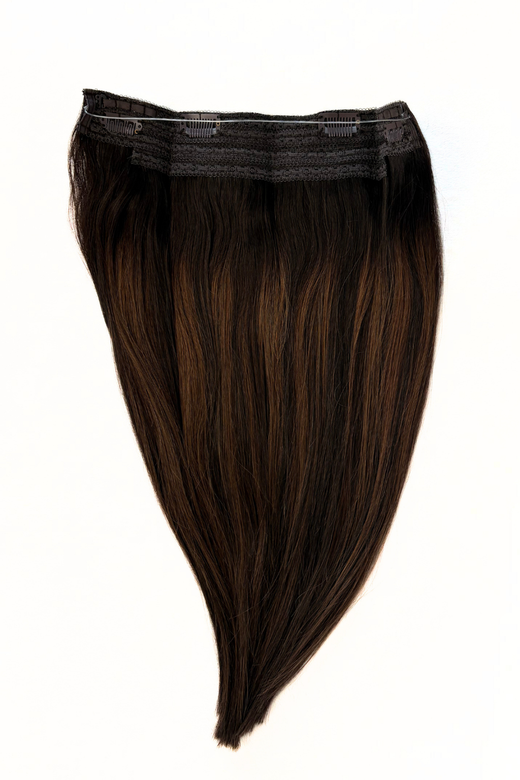 Halo Extensions Dark Brown mit warmen Highlights (#2/6/2)