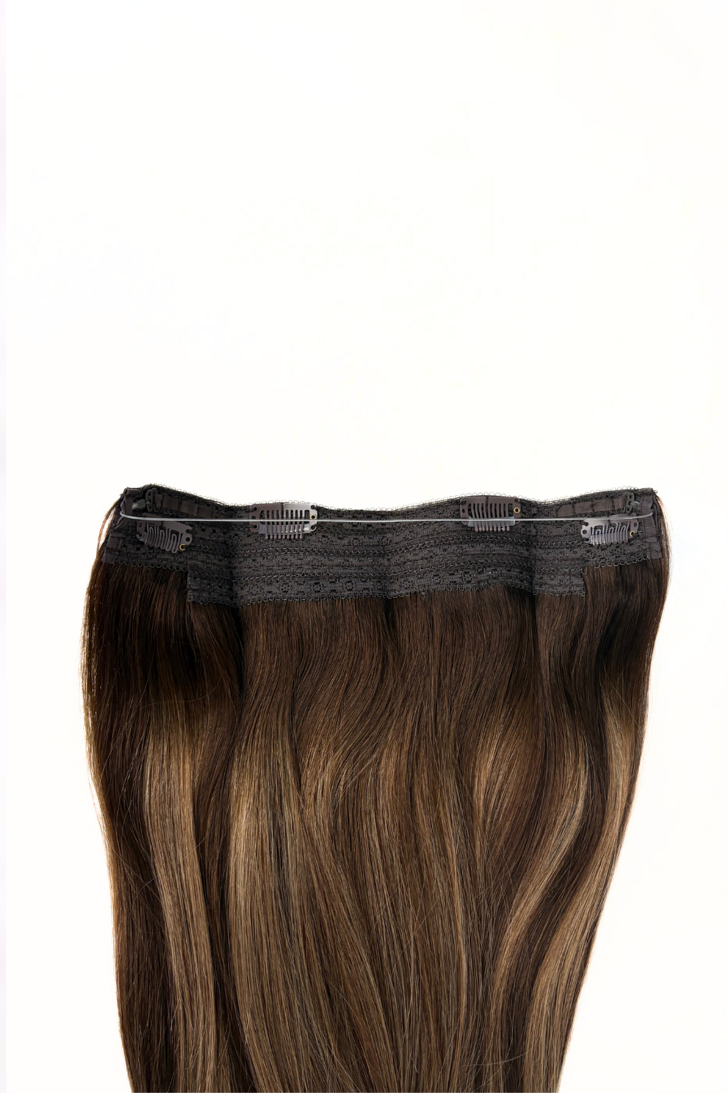 Halo Extensions Light Brown mit Golden Blonde Highlights (#4/27/4)